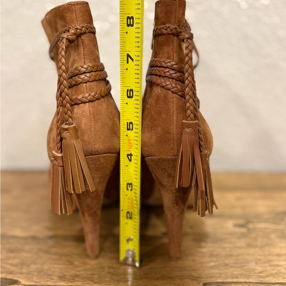 Vince Camuto Astan Peeptoe Booties - Picture 7 of 11